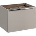 Závěsná skříňka Santa Fe s deskou 60 cm taupe/dub santa fe vintage