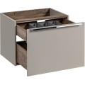 Závěsná skříňka Santa Fe s deskou 60 cm taupe/dub santa fe vintage