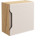 Koupelnová sestava Luxor Beige Cloud se skříňkami a umyvadly 120 cm béžová/dub olejovaný