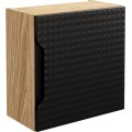 Koupelnová sestava Luxor Black Cloud se skříňkami a umyvadly 120 cm černá/dub olejovaný
