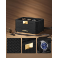 Úložný box na hodinky Leslie černý