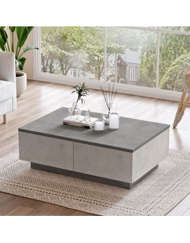 Konferenční stolek Houseland Miro beton/kámen