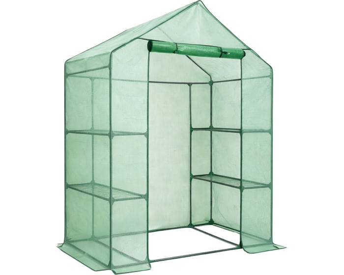 Zahradní fóliovník SOMA 143x73x195 cm zelený