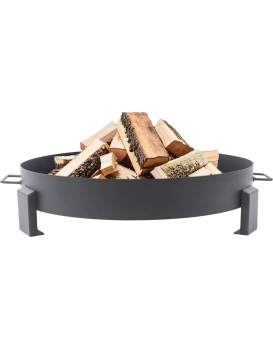 Zahradní ohniště s úchyty Lively 60 cm černé