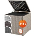 Zahradní úložný box Carnivore 318 L krémový