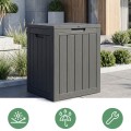 Zahradní úložný box Ezra 113 L černý