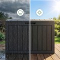 Zahradní úložný box Ezra 170 L černý