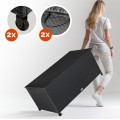Zahradní úložný box Negy 270 L černý