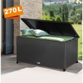 Zahradní úložný box Negy 270 L černý