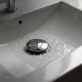 Zápustné keramické umyvadlo Nordis 61 cm lesklé bílé