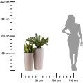 Sada 2 květináčů URBANICA ECO béžová