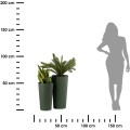 Sada 2 květináčů URBANICA ECO zelená