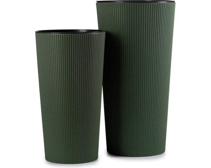 Sada 2 květináčů URBANICA ECO zelená