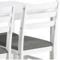 Jídelní set Alicante šedý/bílý