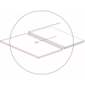 Rozkládací jídelní stůl Genesis 180/240 cm bílý/dub přírodní
