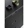 Komoda Zova 103 cm černá/černý rám