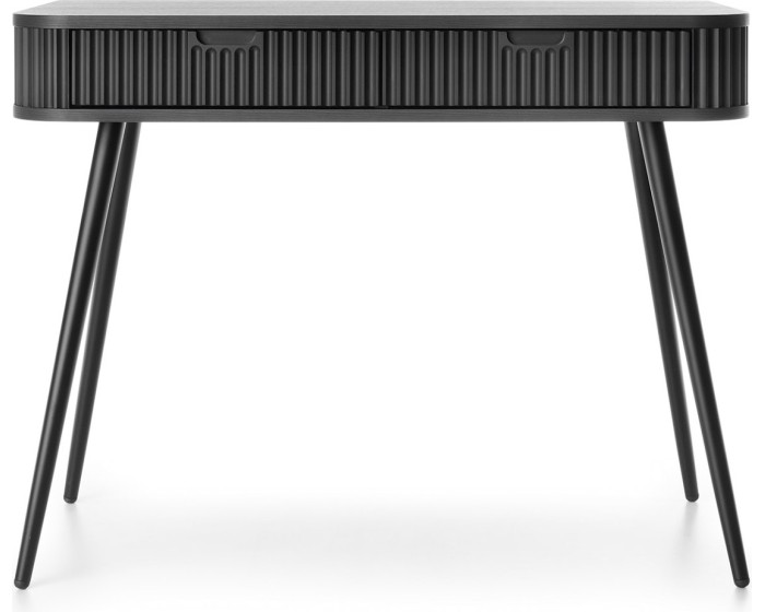 Toaletní stolek Zova 103 cm černý/černý rám