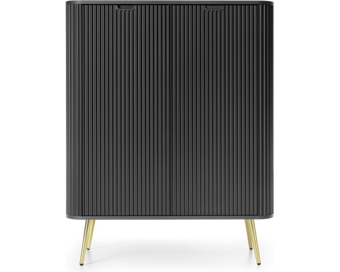 Komoda Zova 103 cm černá/zlatá