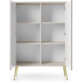 Komoda Zova 103 cm kašmír/zlatá